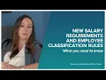 Stay Compliant in California Salary Thresholds Employee Classification Update