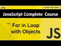 For in Loop with Objects Js Tutorial in Pashto