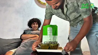 سهره المغترب ما تحلى إلا بشاي الكيف الاخضر 🫖🍃