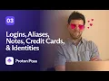 How to Set Up Logins Credit Cards Aliases Notes Identities in Proton Pass
