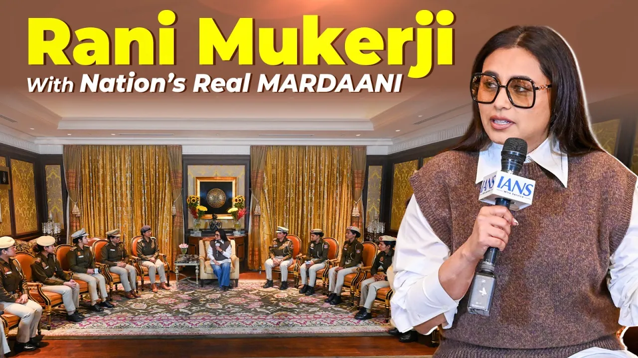 Rani Mukerji Gets ‘Kadak’ With Real Women Cops, Talks Mardaani 3 | IANS Exclusive