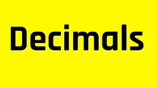 Learn Everything About Decimals in 30 Minutes Add Subtract Multiply and Divide Decimals