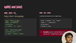Python for Beginners Lecture 13 Strings Lists ParitVerse