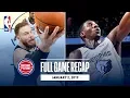 Full Game Recap Pistons vs Grizzlies Power Forwards Duel - Blake vs Jaren