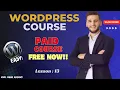 Lesson 13 Most Important WordPress Plugins You Need in 2024 Beginner-Friendly Guide