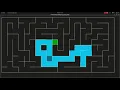 DFS Depth First Search Algorithm implemented in Python to solve maze