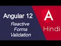 Angular 12 tutorial in Hindi Reactive form Validations