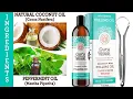 GuruNanda Oil Pulling 237 mL with Coconut Oil and Peppermint Oil for Oral Health HEALTHY HABITAT