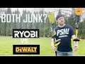 Ryobi 18v vs Dewalt 20v String Trimmer Ryobi vs Dewalt My personal opinion String Trimmer Review