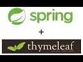 How to set up Spring Boot Web project with Thymeleaf template engine
