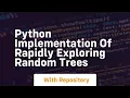 Python implementation of rapidly exploring random trees