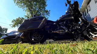 Unleash the Thunder Harley Side Dump Exhaust for Bagger Gallop Motorcycles