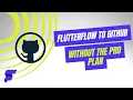 How to publish from Flutterflow to Github without upgrading