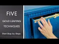 Download Lagu How To Use Gold Leaf Tutorial | Five Ways