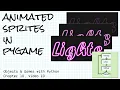 Sprite animation in pygame Objects Games with Python Chapter 10 10