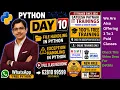 Python Day 10 File Handling Exception Handling in Python in Telugu Sateesh Patnaik IT Tra
