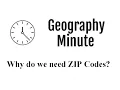 Why do we need ZIP Codes