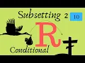 Subsetting Data Conditionally 1 of Many - R Lesson 10 CradleToGraveR