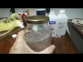 How to remove water from 70 isopropyl alcohol