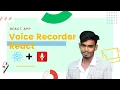 Voice recorder on js using npm package