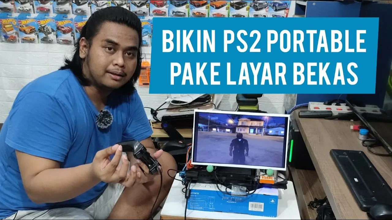 Bikin PS2 Portable Pake Layar Bekas Laptop KENAPA TIDAKKKKKK