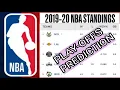 NBA Standings 2020 playoffs NBA updates 2020 NBA playoffs prediction