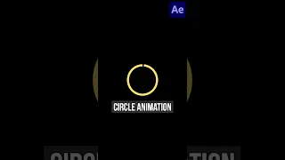Quick Circle Animation in After Effects 1-Minute Tutorial