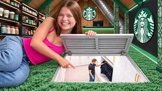 I Built a SECRET MALL in my House