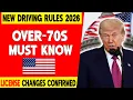 New USA Driving Rules for Over-70s Start January 2026 - What You Must Know Now