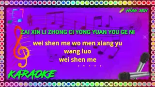 Download Zai xin li zong ci yong yuan you ge ni - Remix - karaoke no vokal (cover to lyrics pinyin) MP3