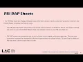 LAC s Virtual RAP Sheet Workshop Module 1