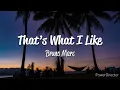 Download Lagu Bruno Mars | That's What I Like | Full HD (Lyrics) Music Video