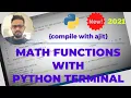 Python for beginners Math functions with Python interpreter