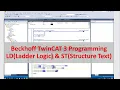 BK10 Beckhoff TwinCAT3 LD Ladder Logic ST Structure Text Programming