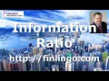 Information Ratio What is the Information Ratio