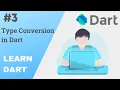 Dart Programming Tutorial Type Conversions In Dart Aditya Burgula