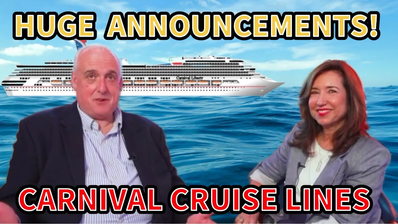 John Heald & Christine Duffy - HUGE Announcements - Carnival Cruise Lines