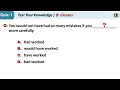 Conditionals If-Clauses Quiz All conditionals in English by Quality Education