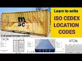 Learn to Write ISO CEDEX damage location Codes IICL criteria