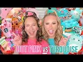 PINK VS TURQUOISE TARGET SHOPPING CHALLENGE