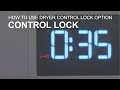 How to Turn Control Lock on a Whirlpool Dryer