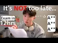 How to EFFECTIVELY study the NIGHT before your EXAMS