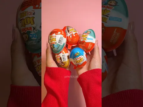 Kinder Joy unboxing 킨더조이 몽땅 뜯기 #asmr #unboxing #킨더조이