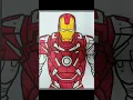 Iron Man Coloring Pages Marvel The Avengers painting
