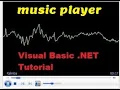 how to create music player in vb net make music player using vb net in visual studio
