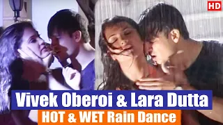 vivek oberoi u0026 lara duttas hot u0026 wet rain dance sequence masti making bollywood flashback