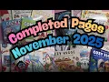 Completed Coloring Pages November 2025 The most pages I ve done for a while
