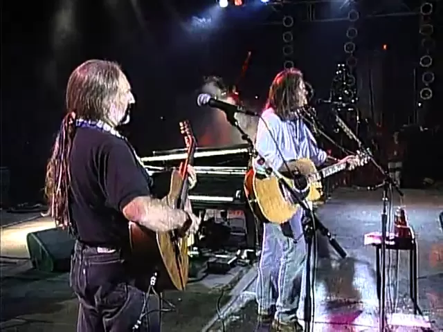 Download MP3 Neil Young with Willie Nelson - Four Strong Winds (Live at Farm Aid 1995)