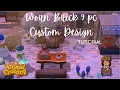 Worn Brick Path Custom Design Tutorial Animal Crossing New Horizons ACNH