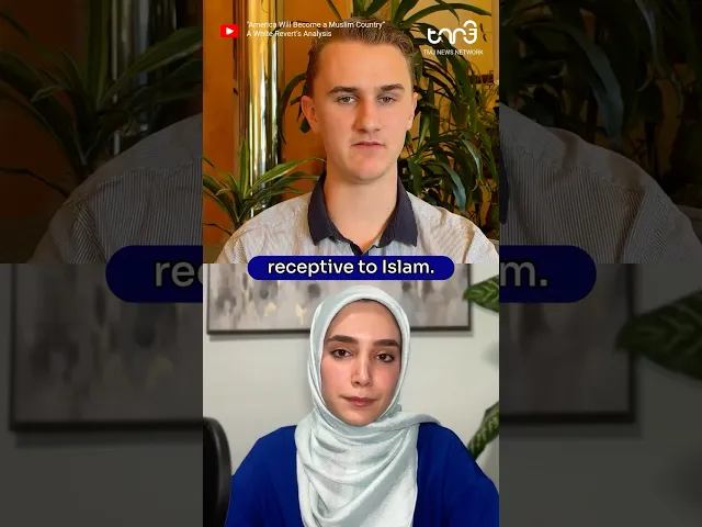 ⁣A white Muslim revert on Sharia Law vs democracy - @canyonmimbs
